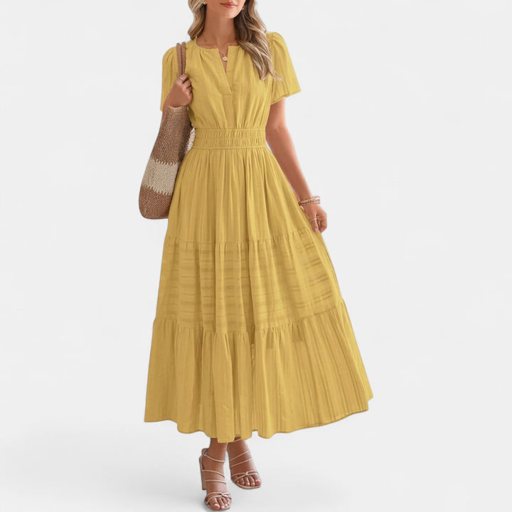 HELENA | Casual Summer V-Neck Maxi Dress