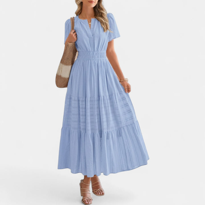HELENA | Casual Summer V-Neck Maxi Dress