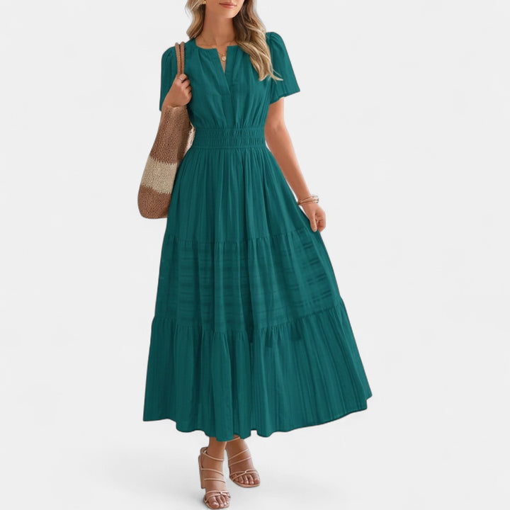 HELENA | Casual Summer V-Neck Maxi Dress
