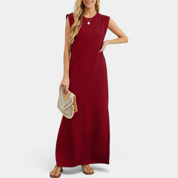 RIANE | Classic Loose Sleeveless Beach Maxi Dress