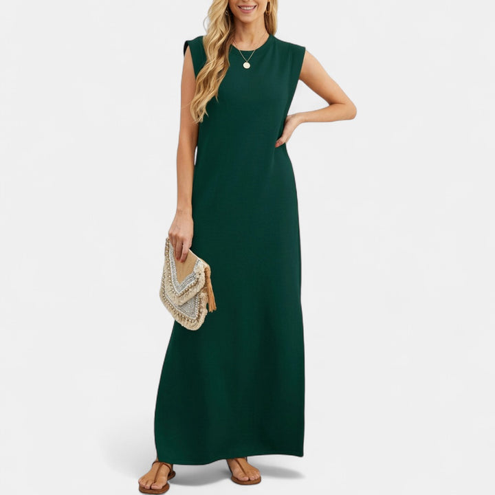 RIANE | Classic Loose Sleeveless Beach Maxi Dress