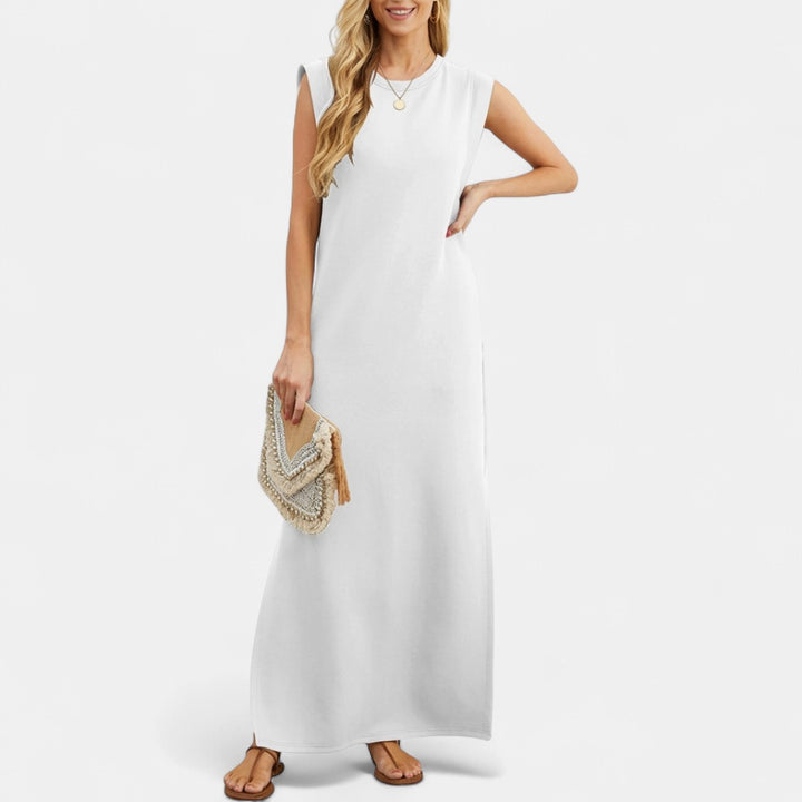 RIANE | Classic Loose Sleeveless Beach Maxi Dress