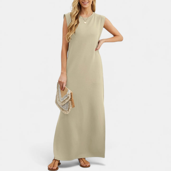 RIANE | Classic Loose Sleeveless Beach Maxi Dress
