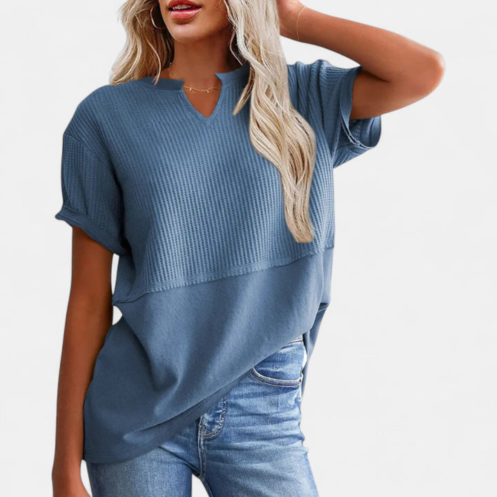 POPPY | Cozy V Neck Everyday Knit Top