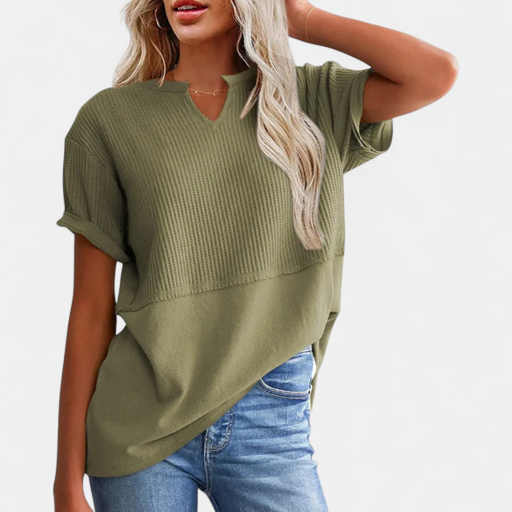 POPPY | Cozy V Neck Everyday Knit Top