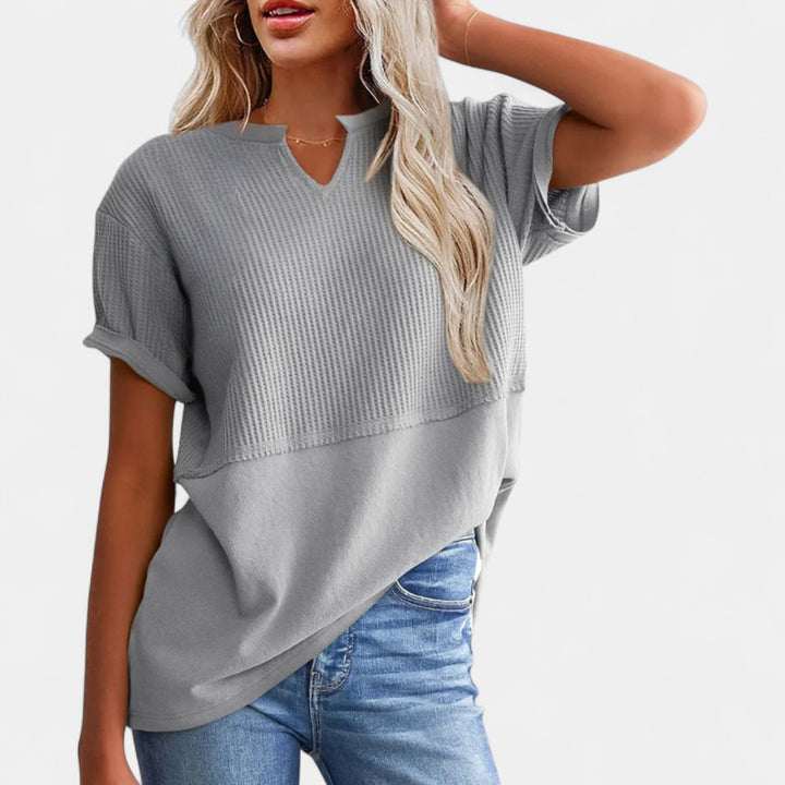 POPPY | Cozy V Neck Everyday Knit Top
