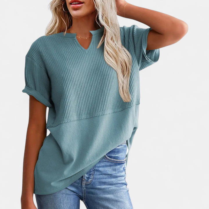 POPPY | Cozy V Neck Everyday Knit Top