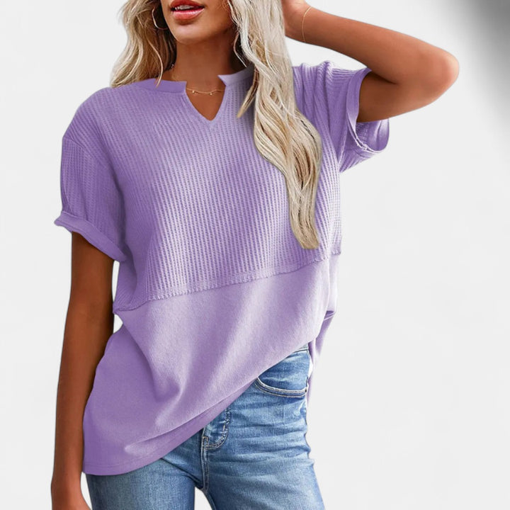 POPPY | Cozy V Neck Everyday Knit Top