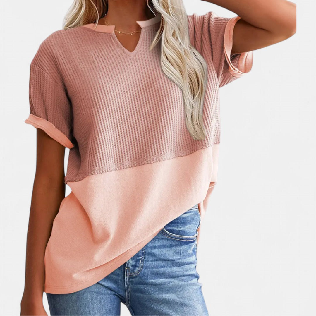 POPPY | Cozy V Neck Everyday Knit Top