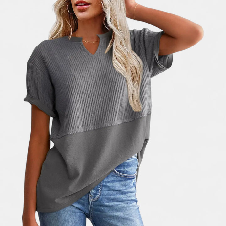 POPPY | Cozy V Neck Everyday Knit Top