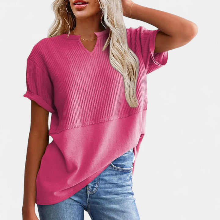 POPPY | Cozy V Neck Everyday Knit Top