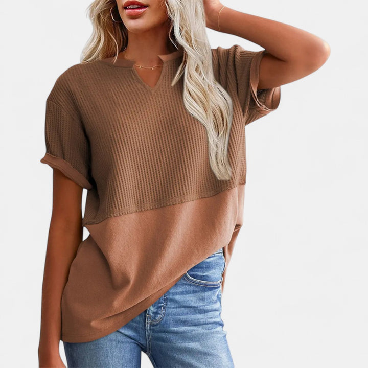 POPPY | Cozy V Neck Everyday Knit Top