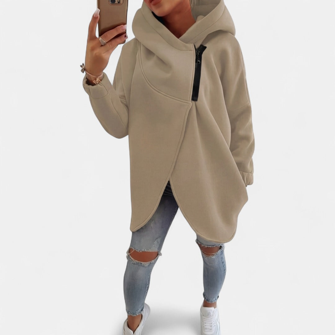 VANIA | Plus Size Half-Zip Pullover Hoodie