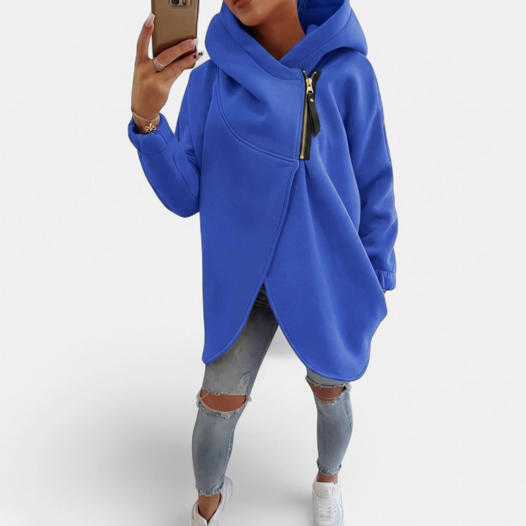 VANIA | Plus Size Half-Zip Pullover Hoodie