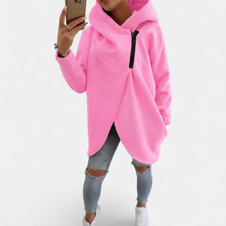 VANIA | Plus Size Half-Zip Pullover Hoodie