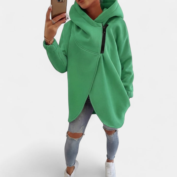 VANIA | Plus Size Half-Zip Pullover Hoodie