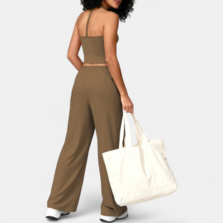 ELLIANA | Sporty Two Piece Gym Workout Set