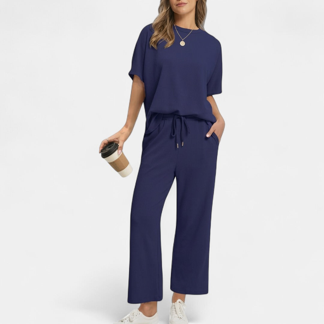JULIE | Women's Oversized Cropped Lounge Set