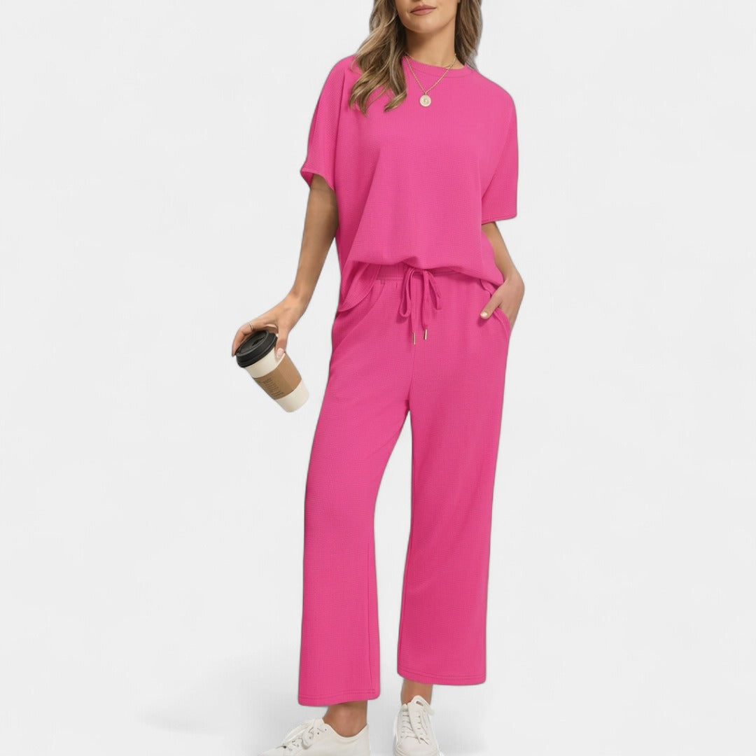 JULIE | Women's Oversized Cropped Lounge Set