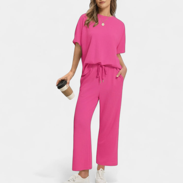 JULIE | Women's Oversized Cropped Lounge Set