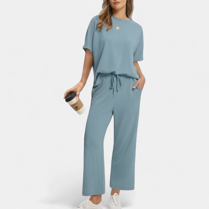 JULIE | Women's Oversized Cropped Lounge Set
