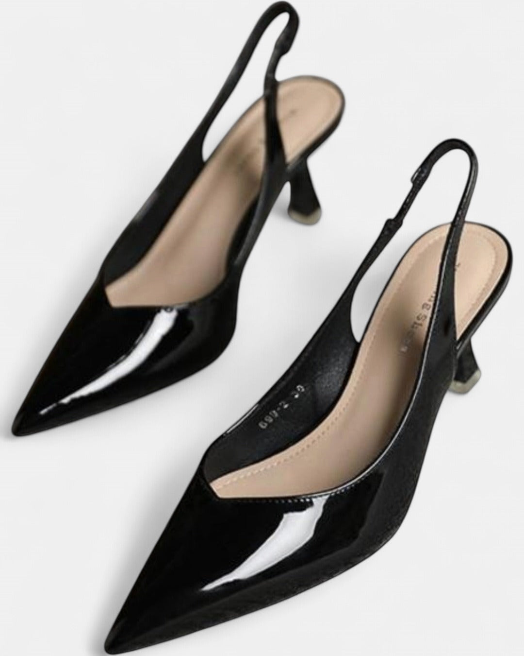 CLARA | Women Pointed Toe Slingback Heels for Work & Daily Wear