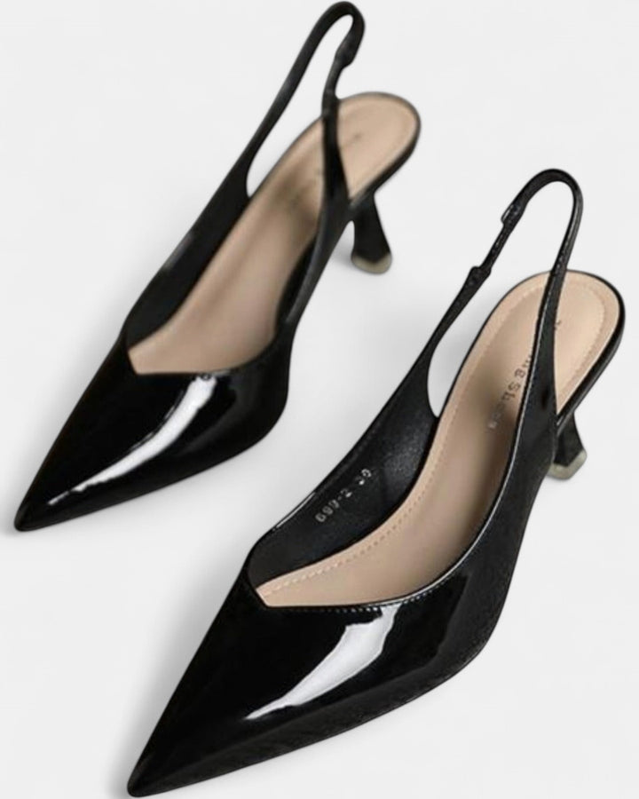 CLARA | Women Pointed Toe Slingback Heels for Work & Daily Wear