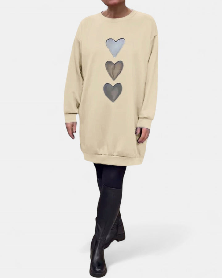 BRIANA | Casual Sweatshirt Dress