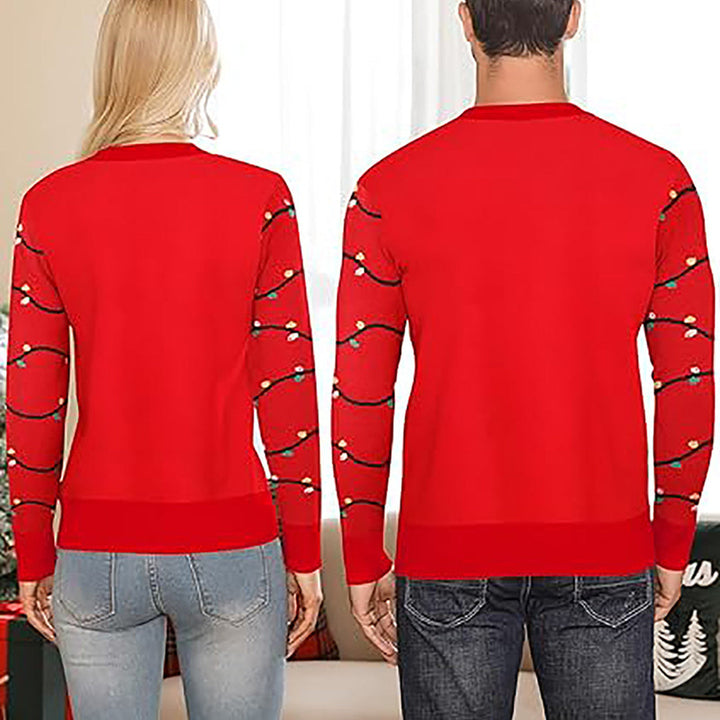 Matching Family Christmas Sweater in red