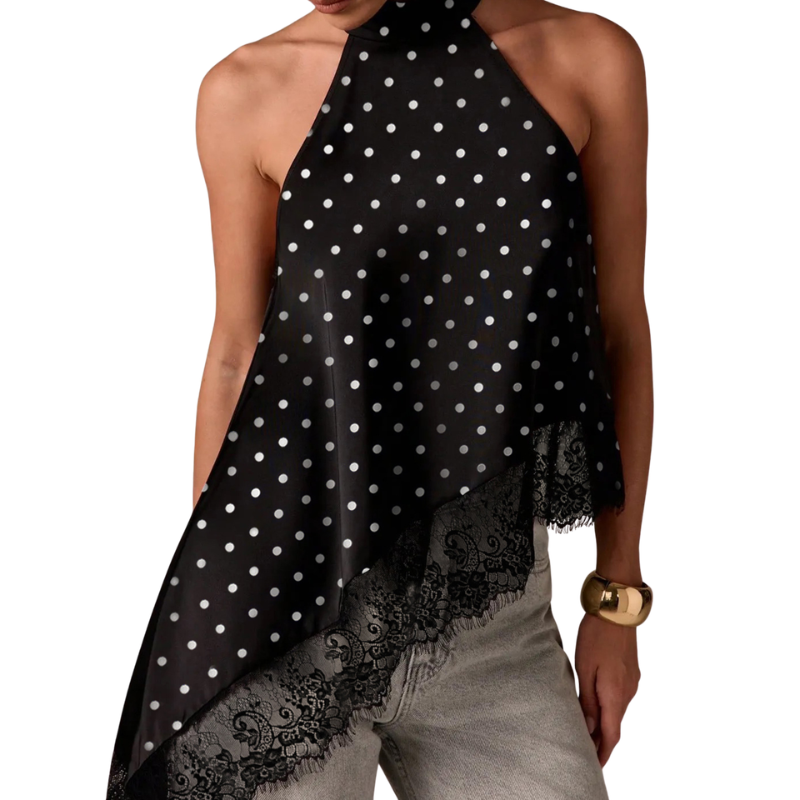 BLOSSOM™ – Elegant Halter Evening Top