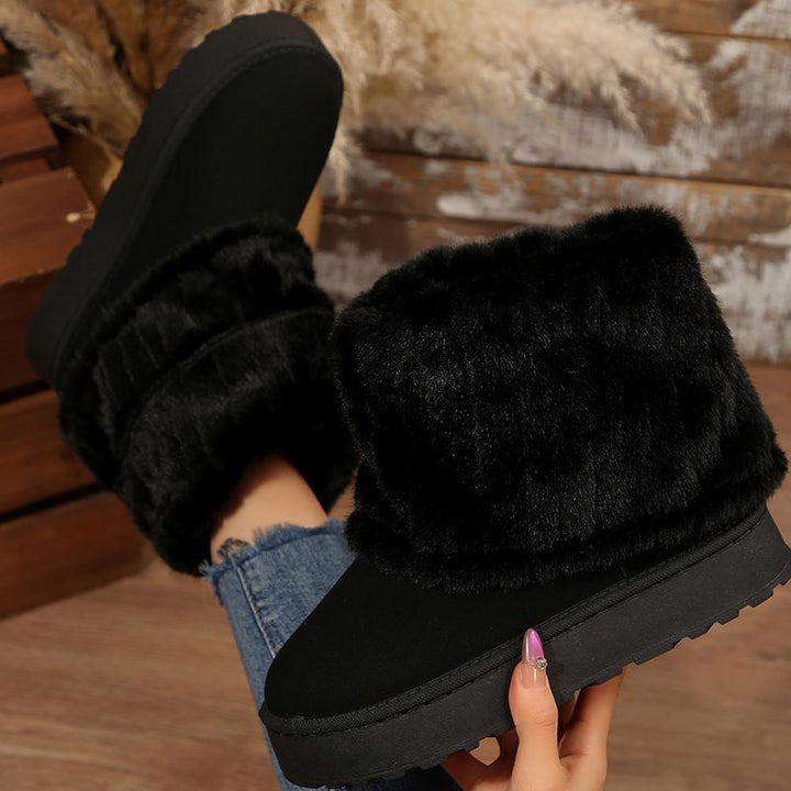 WILLOW™ - Stylish Fluffy Faux Lined Snow Boots for Winter Wear