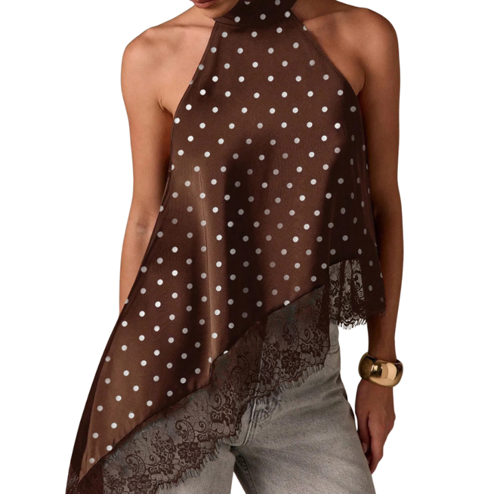 BLOSSOM™ – Elegant Halter Evening Top