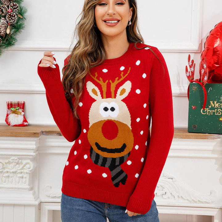 Red Reindeer Jacquard