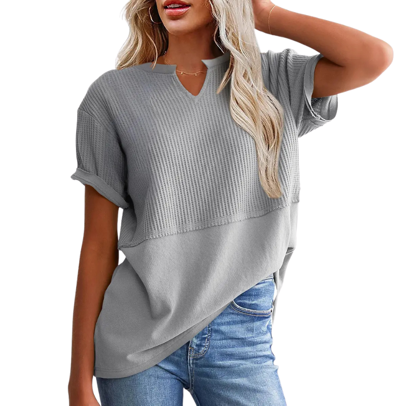 POPPY™ – Cozy V Neck Everyday Knit Top