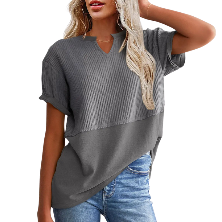 POPPY™ – Cozy V Neck Everyday Knit Top