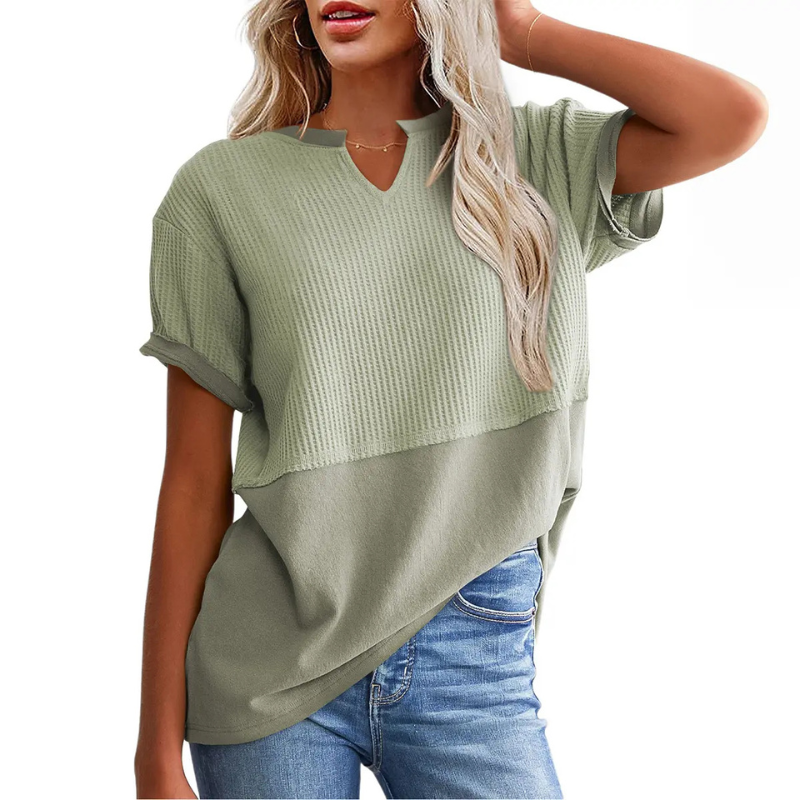 POPPY™ – Cozy V Neck Everyday Knit Top