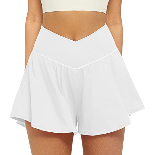 ECLAIRE™ – Simple Flowy High Waist Active Skort