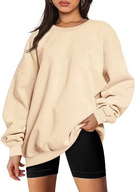 MARINIE™ - Women's Plus Size Oversized Crew Neck Sweatshirt