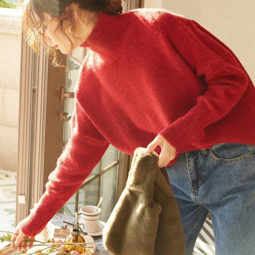FISAL™ - Casual Turtle Neck Long Sleeve Sweater