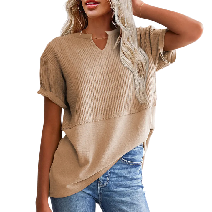 POPPY™ – Cozy V Neck Everyday Knit Top