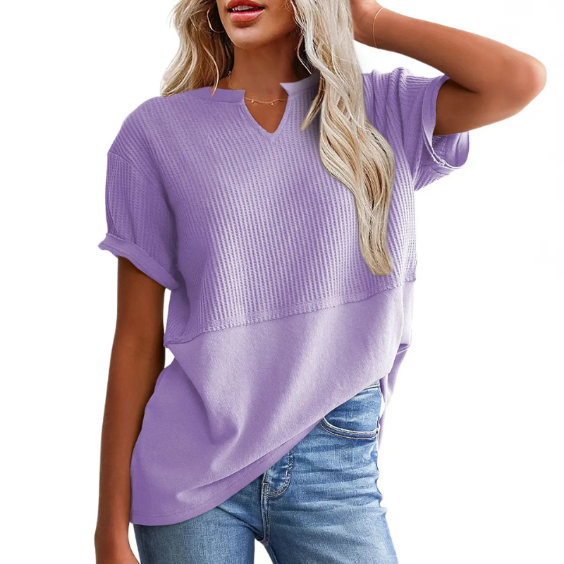 POPPY™ – Cozy V Neck Everyday Knit Top