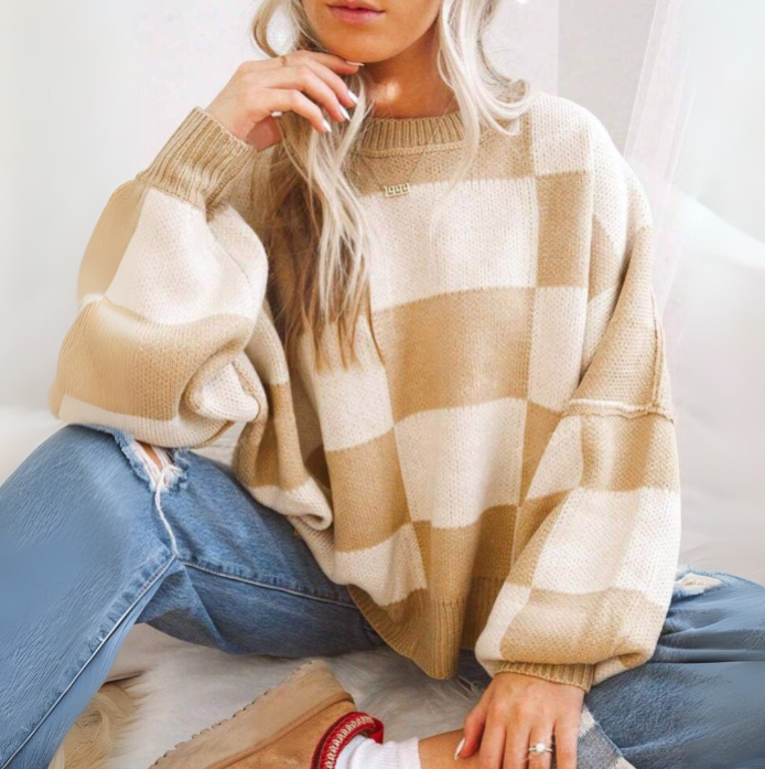PINEDA™ - Casual Long Sleeve Loose-Fit Sweater