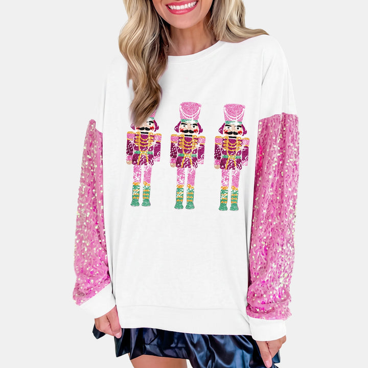 Pink White Nutcracker