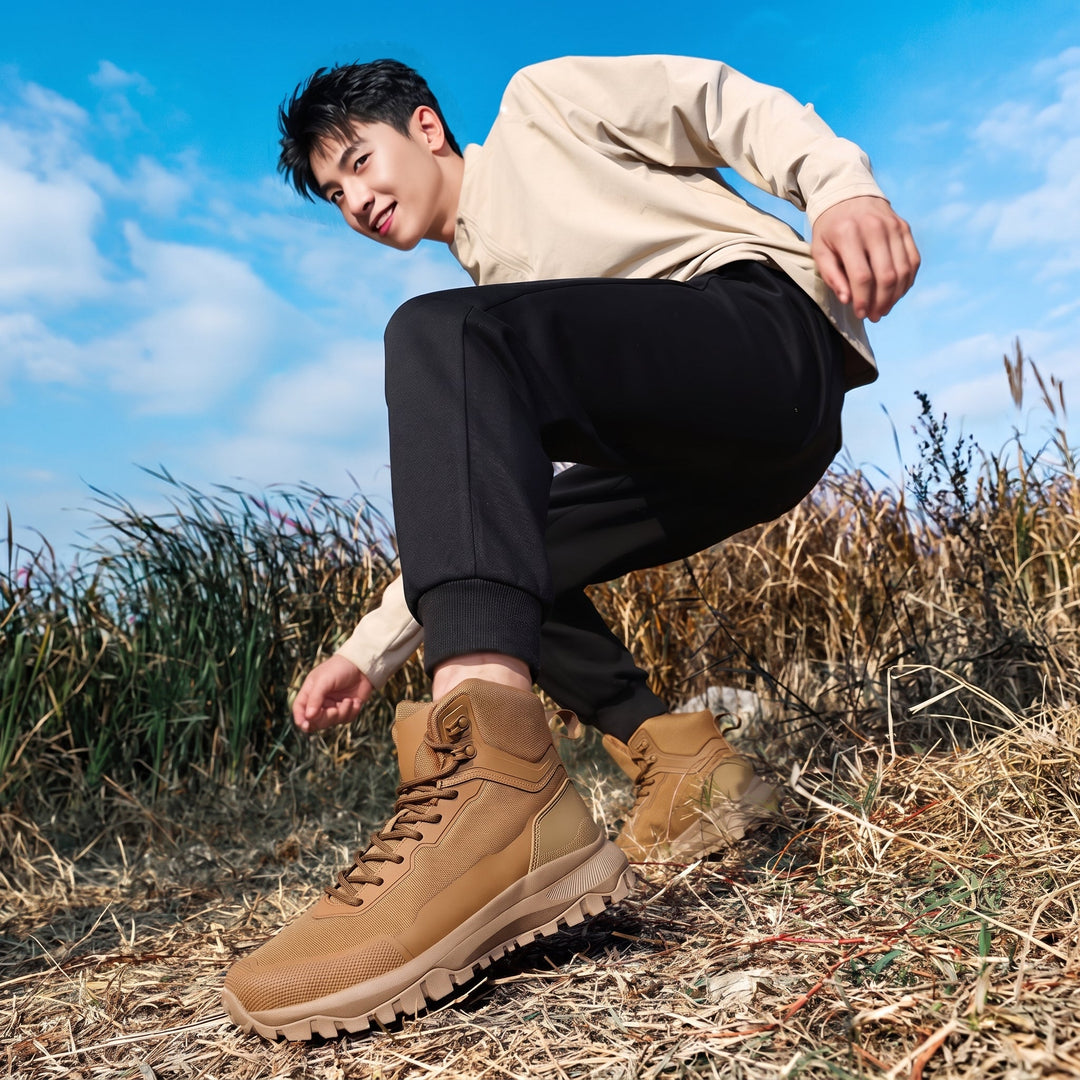 Men's Hiking Comfortable Orthopedic Winter Boots, Walking Ankle