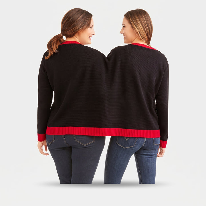 Unisex Ugly Christmas Sweater, Knit Funny Jacquard Relaxed Fit Pullover
