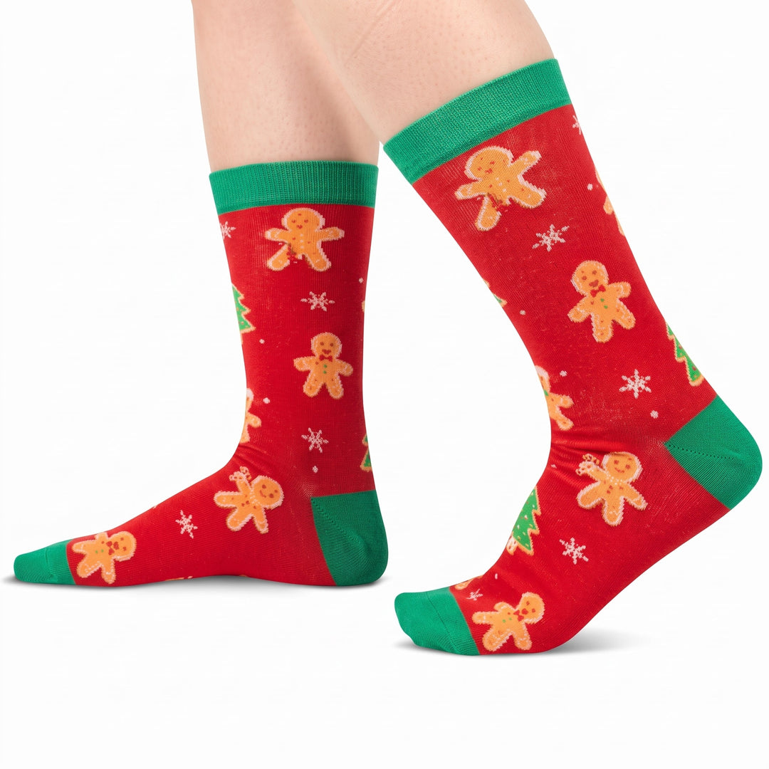 Holiday Funny Christmas Socks, Unisex Festive Themed