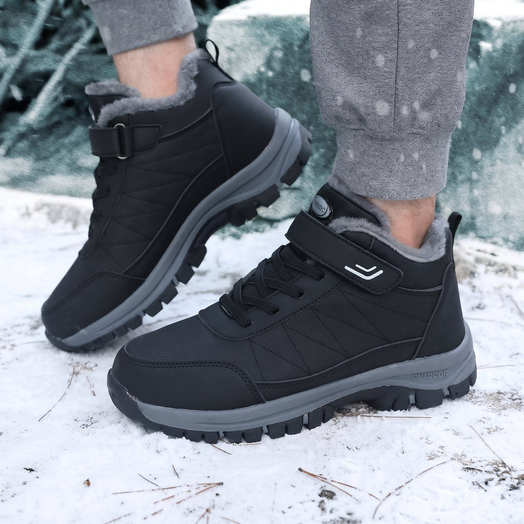 Men's Snow Comfortable Orthopedic Winter Boots, Ankle Fur Hiking