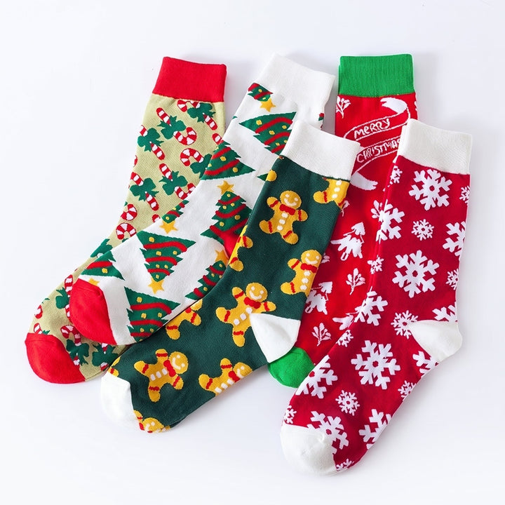 Holiday Fun Christmas Socks 3 Pack, Unisex Themed Festive