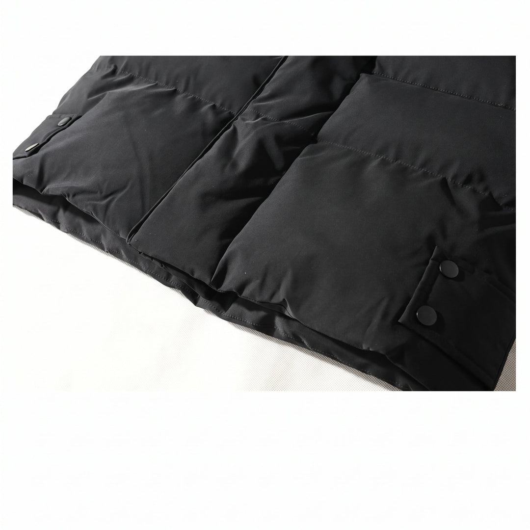 Men's Puffer Jacket, Long Hooded Padded Oversized Fit