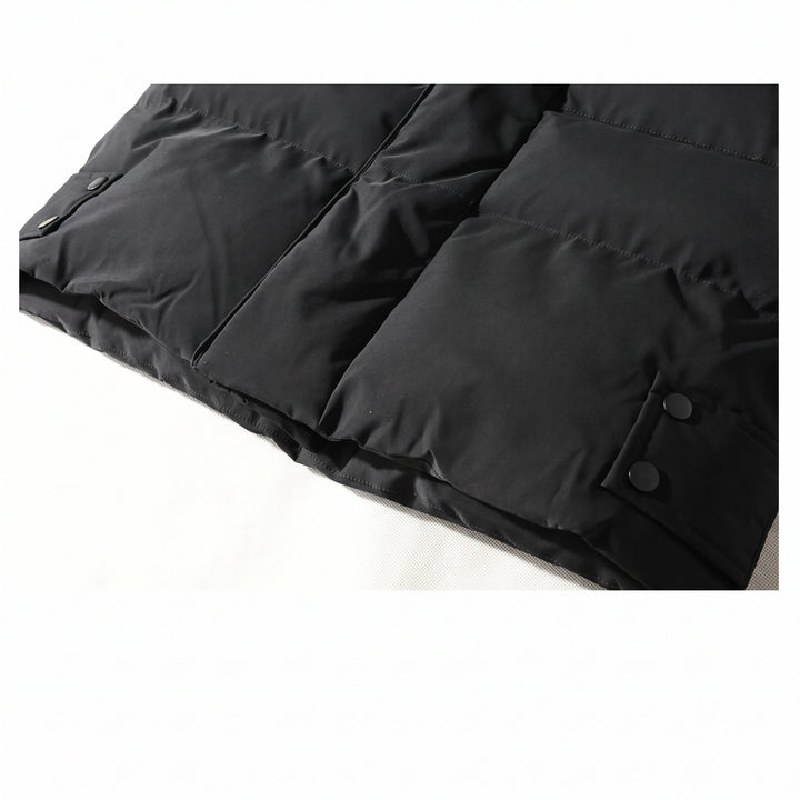 Men's Puffer Jacket, Long Hooded Padded Oversized Fit